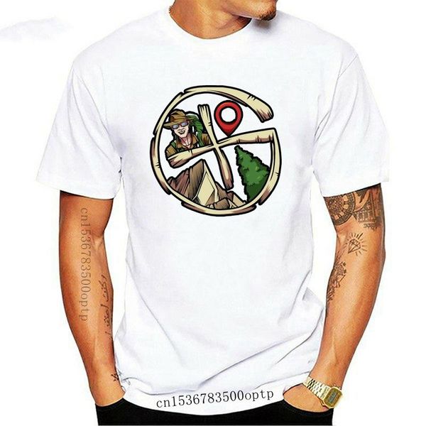 

men's t-shirts cool geocaching geocacher geocache gps outdoor t shirt tee unique cute round neck spring basic character formal, White;black