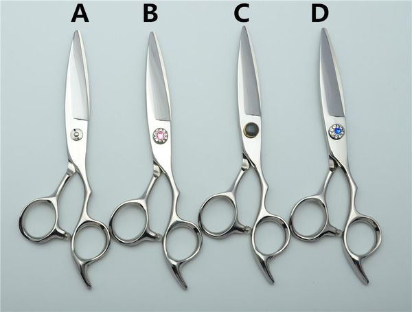 

hair scissors 695c 6'' 17cm customzied brand japan 440c hairdressing cutting shears salix leaf shape professional human