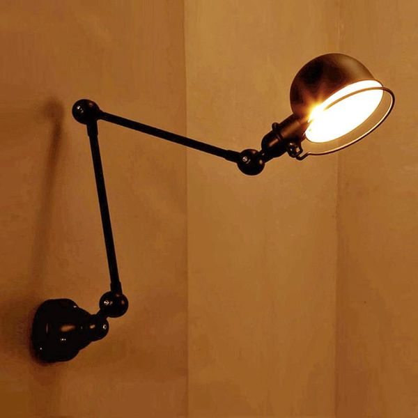 

wall lamp vintage rocker retractable ofhead american brief led