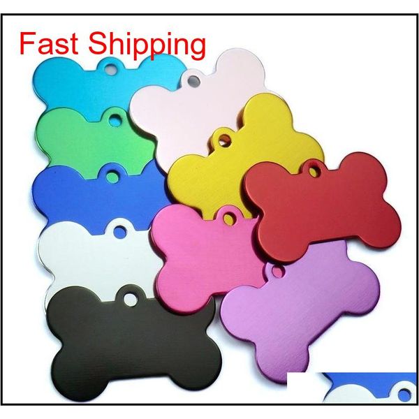 

colorful dog tag metal blank military pet dog id card tags aluminum alloy army dog tags no jlltjn carshop2006, Silver