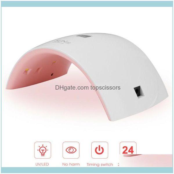 Art Salon Health Beautyled Nail Dryer Gel Light Lamp per la polimerizzazione dello smalto con sensore 2 Timer Manicure Hine Dryers Drop Delivery 2021 Eeldj