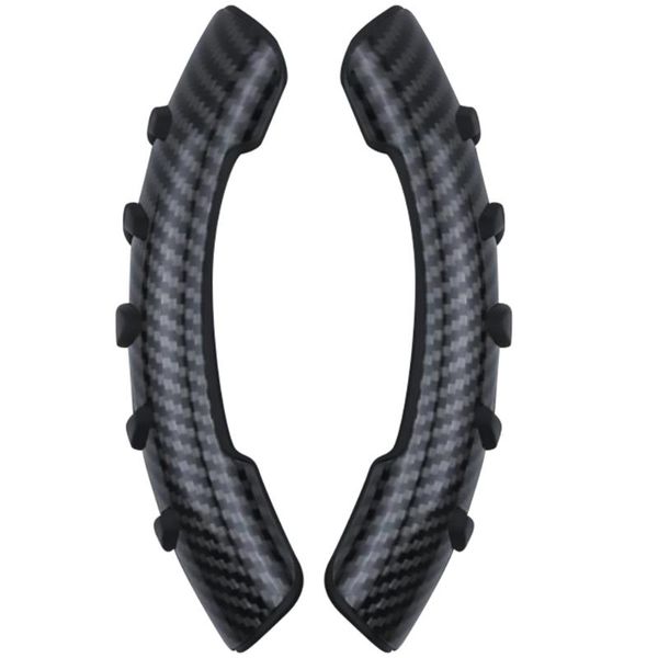 

steering wheel covers 2pcs car cover universal grip (black)