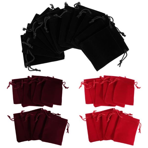 

gift wrap 10 pieces canvas bags wedding party packing drawstring for gifts jewelry pouches 7 x 9cm