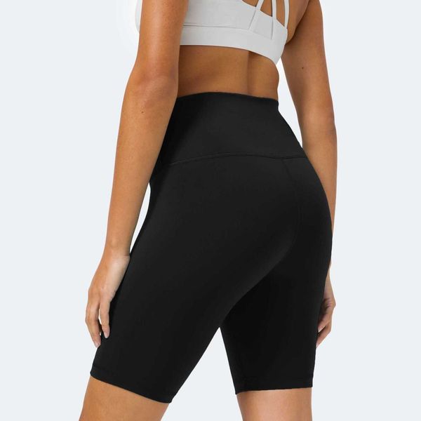 

yoga suit align sports waist shorts 8 "short's tight high elastic s, Gray