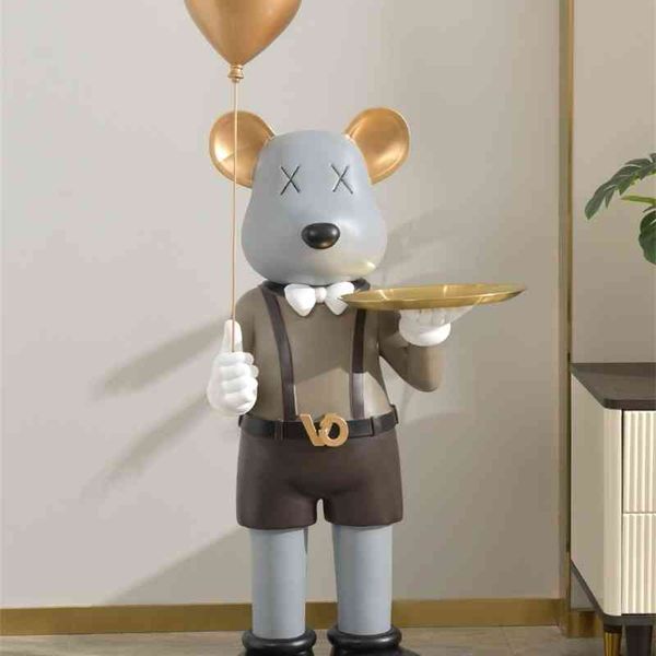 

33large violent bear living room tv cabinet net red landing doll ornaments modern light luxury high-grade home decorations