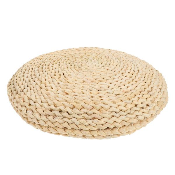 

cushion/decorative pillow 1pc japanese style weaving rattan cushion cozy round seat yoga mat