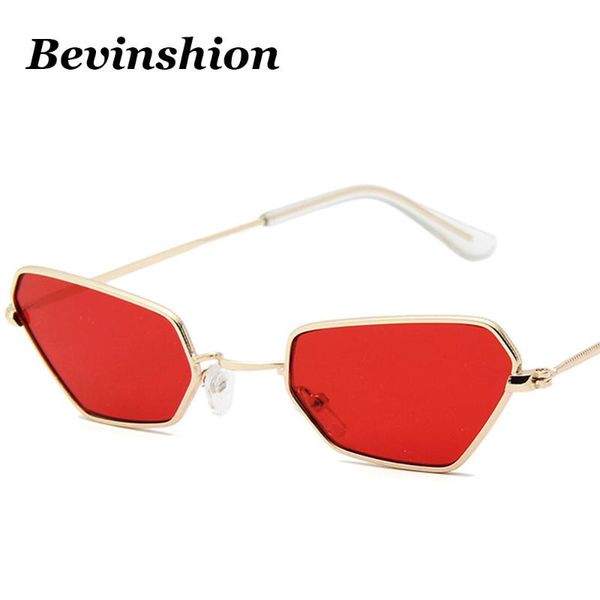 

polygon small frame metal sunglasses jelly ocean red pink green colors trendy sun glasses women men ins cool vintage brand, White;black