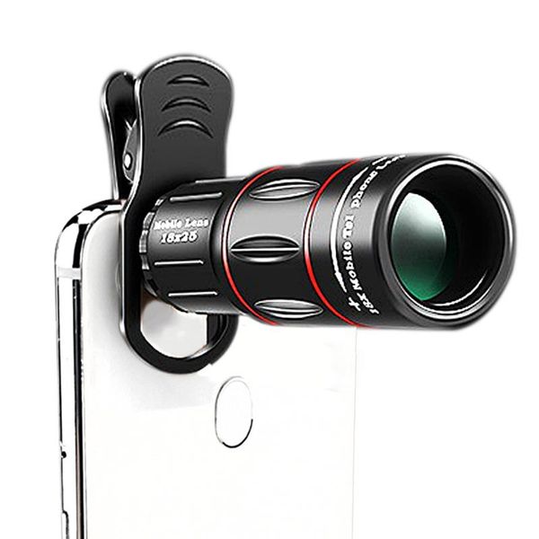 

telescope & binoculars long range telescope18x25 connect phone powerful monocular lens night vision spyglass hiking tourism and recreation s