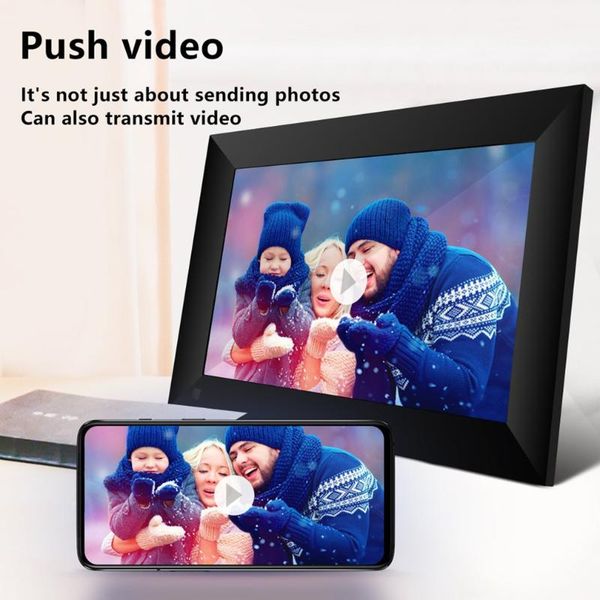 

new p100 wifi 10.1inch digital picture frame 1280x800 ips touch screen 16gb smart p frame app control with detachable holder