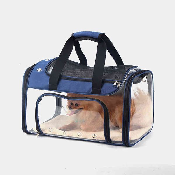 

pet bag portable folding visual out cat dog, Black;red