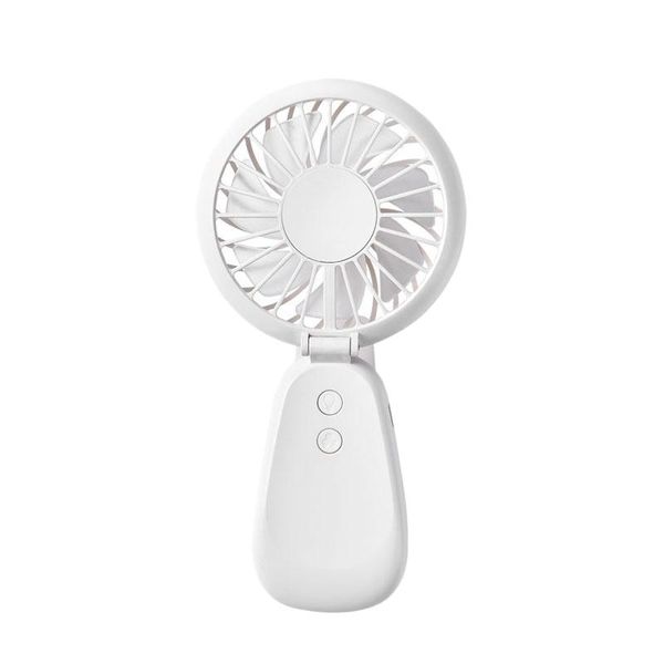 

electric fans foldable mini fan silent charging colorful light deskusb small