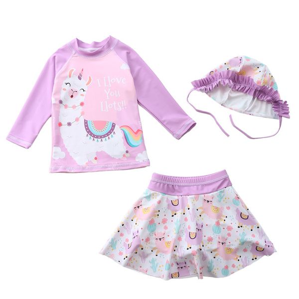 

one piece cute girl princess children's 1-3 years old baby swimsuit, White;black