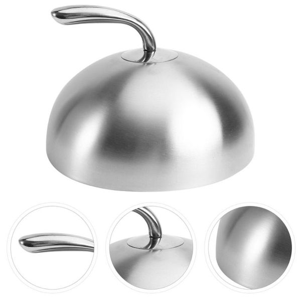 

pans oil-proof food cover home stainless steel steak insect-proof meal
