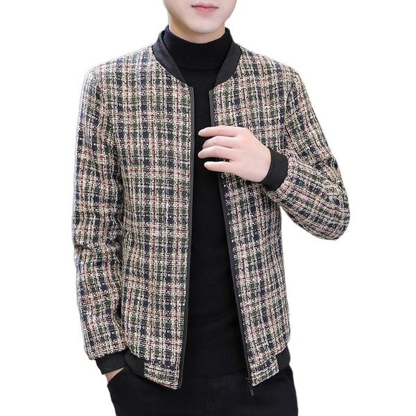 

men's jackets and spring autumn jacket trend slim casual sweater, Black;brown