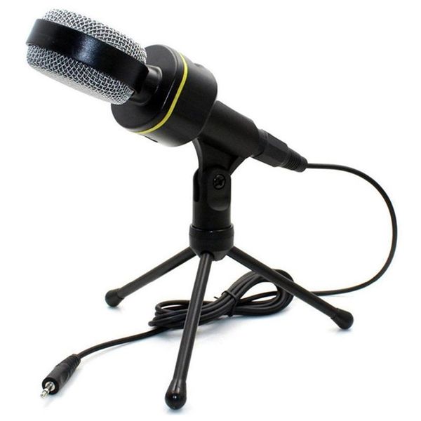 

condenser recording microphone with stand microphone for pc mobile phone live singing bar karaoke laptop