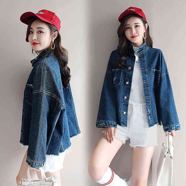 

1825 kuzhiyichun 2020 autumn new denim jacket price 125 yuan, Black;brown