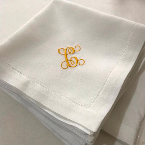 

table napkin embroidered white dinner cloth napkins ,white housewarming gift wedding