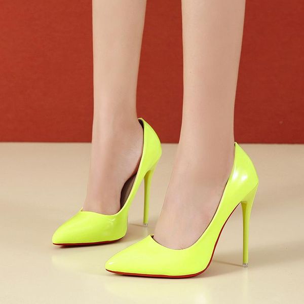 

dress shoes 2021 summer women's red sole high heels pointed wedding nude black