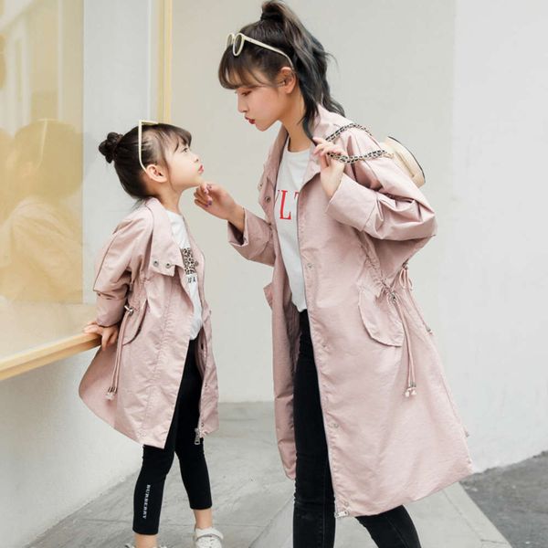 

2021 957 parent autumn child windbreaker new coat women's taobao, Blue