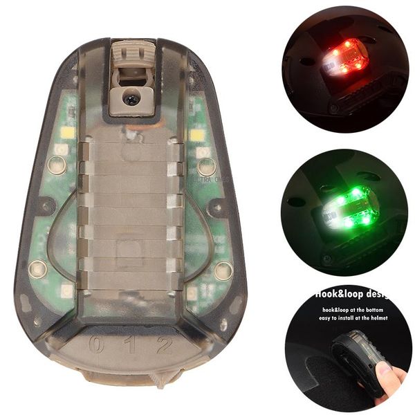 

cycling helmets hunting training helmet signal light tactical shooting paintball cs survival lamp flash for camping hiking tool