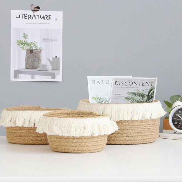 

storage baskets s basket wear-resistant with handle round straw for book