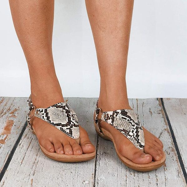 

sandals bohemia buckle strap women's slippers flat shoes comfortable summer flats flip flops casual beach, Black