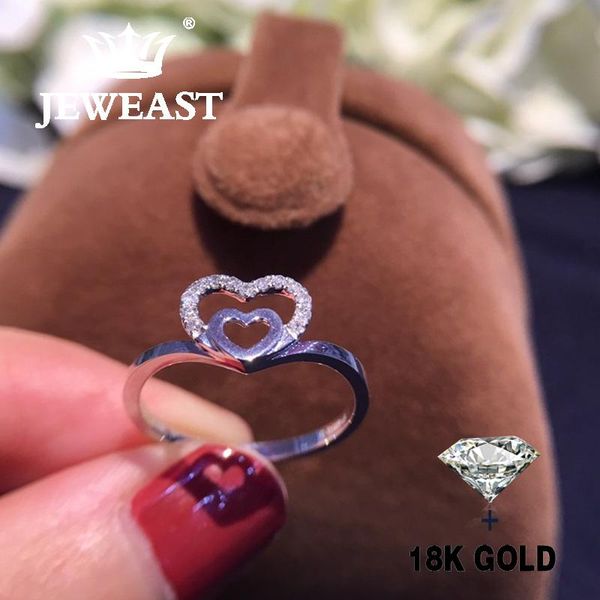 

cluster rings natural diamond 18k gold pure ring beautiful gemstone good upscale trendy classic party fine jewelry sell 2021, Golden;silver