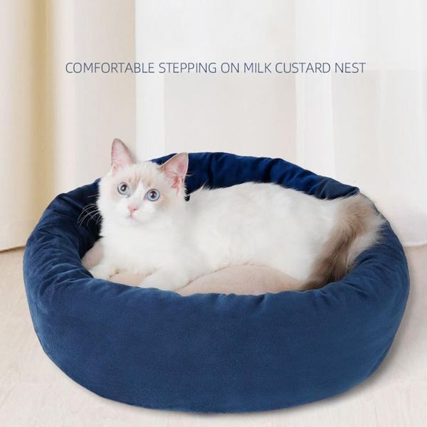 

cat beds & furniture super soft dog bed mat house round cushion improved sleep for small medium dogs pet sleeping accessories