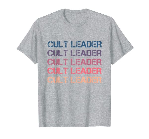 

cult leader shirt, White;black