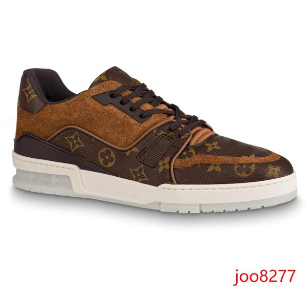 

men shoes size 7-12 lv louis real leather sneakers chaussures de designer sports loafers running martin platform casual boots w13