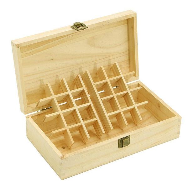 

storage boxes & bins portable solid wood essential oil box women masquerade holder quality sturdy