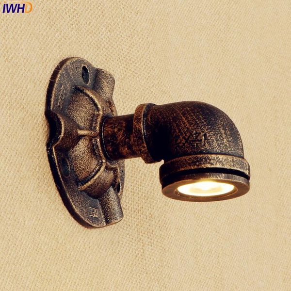 

wall lamp iwhd mini iron retro lights fixtures home lighting loft industrial water pipe vintage sconce wandlampen luminaire