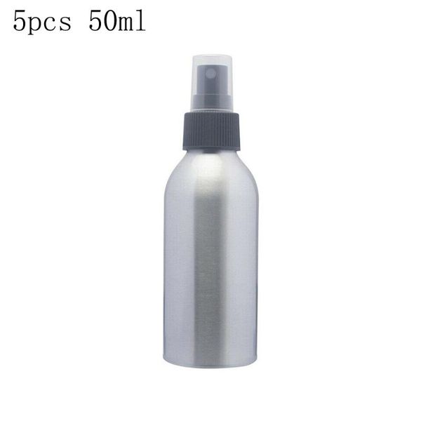 

5pcs spray bottling 40-250ml empty refillable pump aluminum travel perfume
