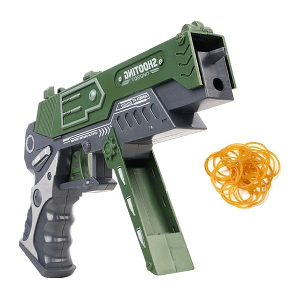 

5444s bursting pistol shoot remotely rubber band gun model safe toy christmas gift for boy