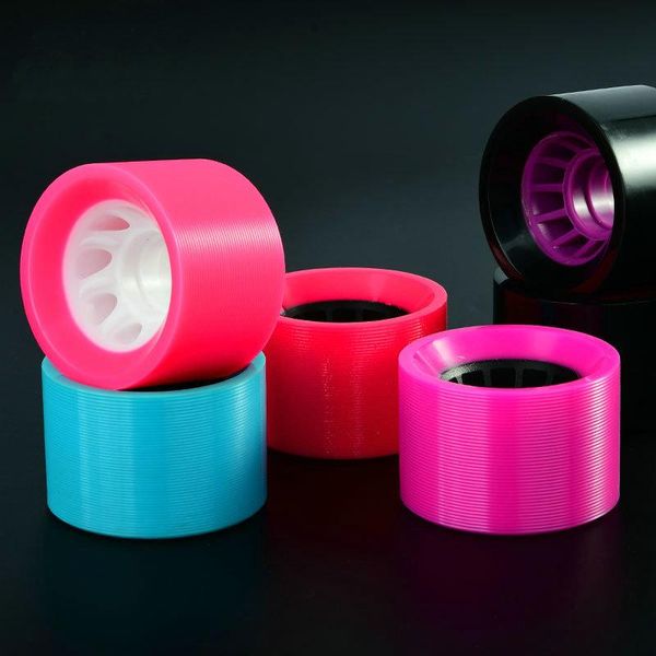 

skateboarding 60x40mm roller skate wheel skateboard skating shoe line pu high elastic wear resistant