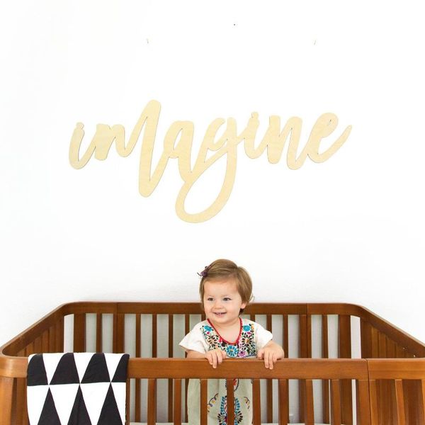 

other event & party supplies personalized baby shower wood name sign ,family script nursery wall decor,custom children decor