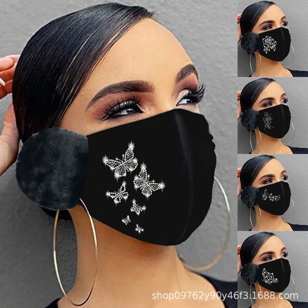 

double layer dust proof and diamond inlaid maskwhox