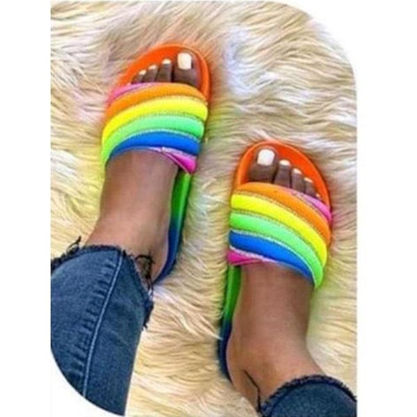 

flat beach woman summer comfortable sandals ladies casual shoes wedges platform non-slip roman soft female loafers, Black