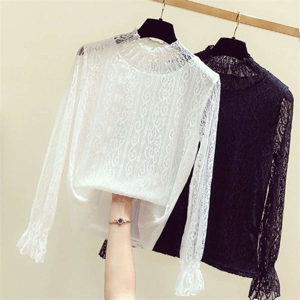 

chiffon shirt with new and foreign style in autumn 2020, White