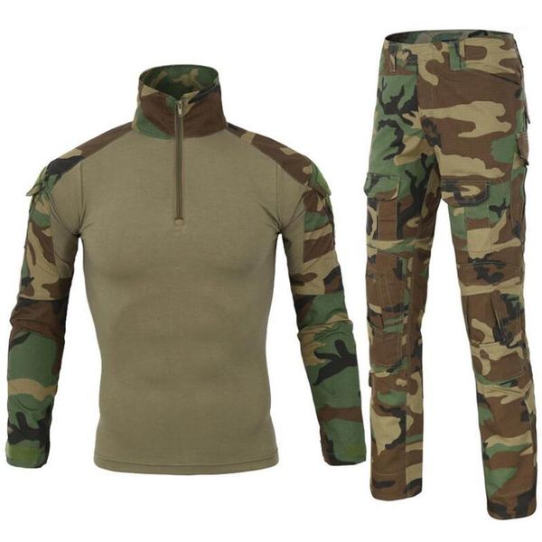 

hunting sets tactical clothes outdoor fishing hiking sniper camouflage long sleeve t shirt pants camo frog tracksuit1
