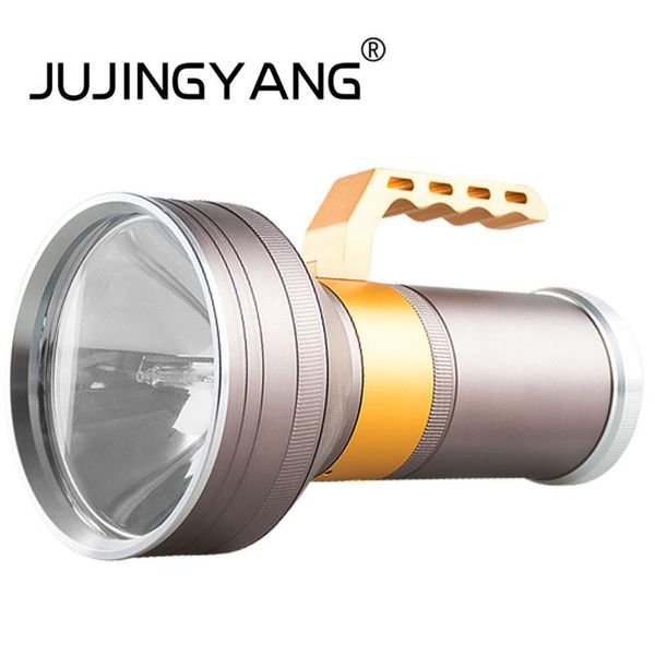 

high-power 100w xenon searchlight hid uses 12v lead-acid battery for hunting, expedition, camping, etc.