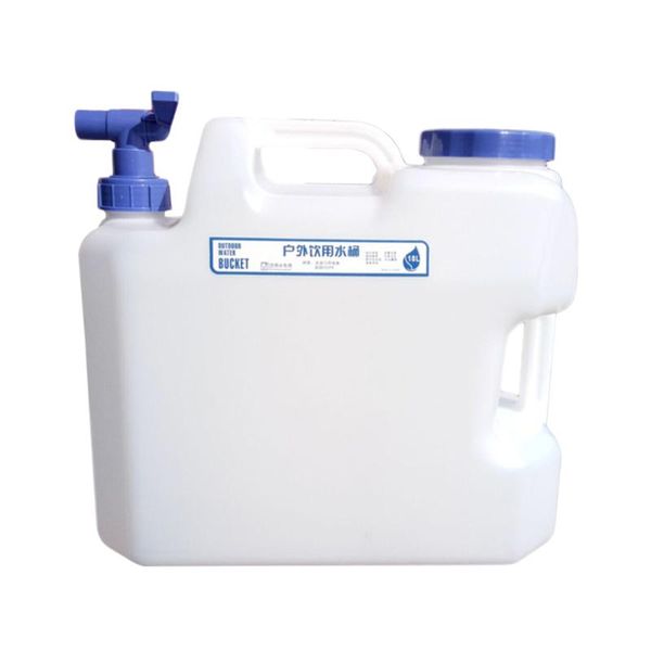 

outdoor bags portable car driving water tank container 10l 15l with faucet 2 handles for camping hiking
