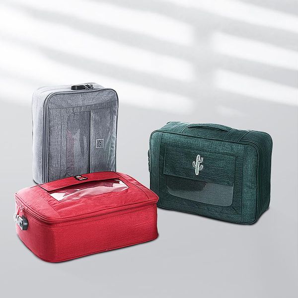 

briefcases larger capacity women's workbag multifunction document holder waterproof family information certificate organizer
