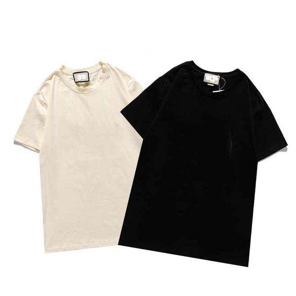 

fashion t shirts for men letter embroidery t shirt mens womens clothing short sleeved tshirt men tees b2, White;black