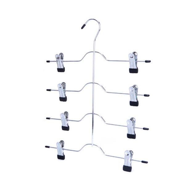 

trouser home storage clips hanging 4 tier clothes multifunctional rack hanger durable