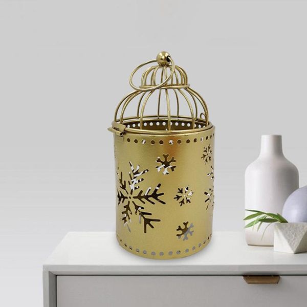 

candle holders europe christmas metal hollow pattern cylinder holder wedding decor iron candlestick birdcage lantern crafts
