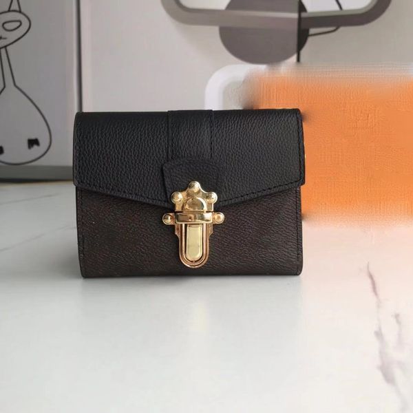 

fashion designers zippy wallet mens womens leather zipper wallets highs quality flowers coin purse handbags titanium card holder original cl, Red;black