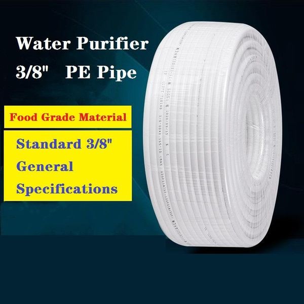 

kitchen faucets 1m/2m/3m/4m/5m 3/8" pe pipe food grade water purifier soft tube aquarium flexible hose reverse osmosis filter system ac