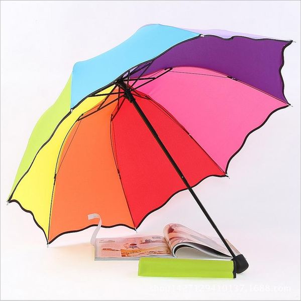 

umbrellas rain gear household merchandises home & garden three-folding black coating none-automatic umbrella can customized logo