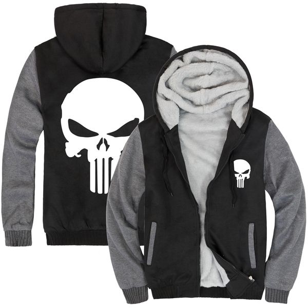 

2020 new autumn and winter plush thickened cotton cardigan sweater men's zipper jacket, Black